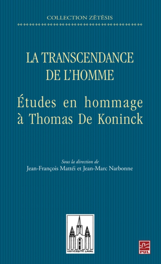 La transcendance de l'homme : Études en hommage à Thomas...