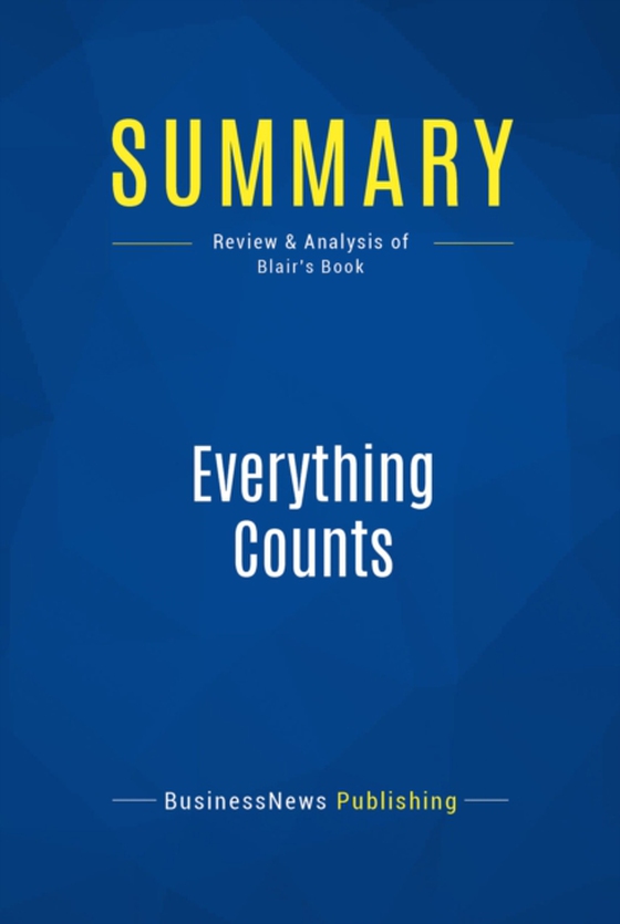 Summary: Everything Counts