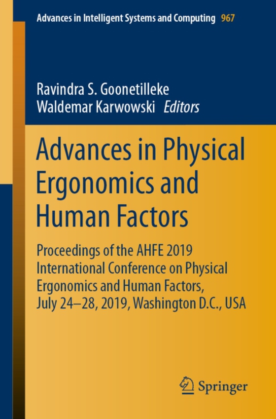 Advances in Physical Ergonomics and Human Factors (e-bog) af -