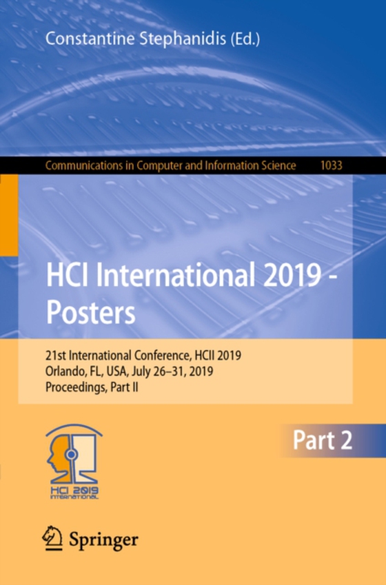 HCI International 2019 - Posters (e-bog) af -