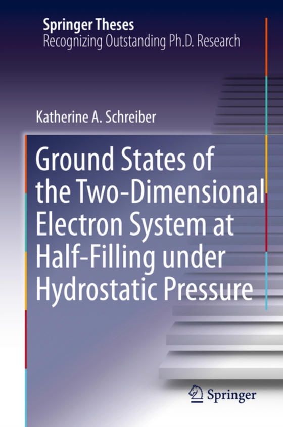 Ground States of the Two-Dimensional Electron System at Half-Filling under Hydrostatic Pressure