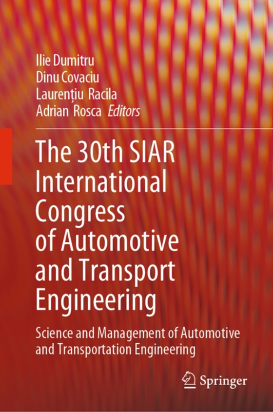 30th SIAR International Congress of Automotive and Transport Engineering (e-bog) af -