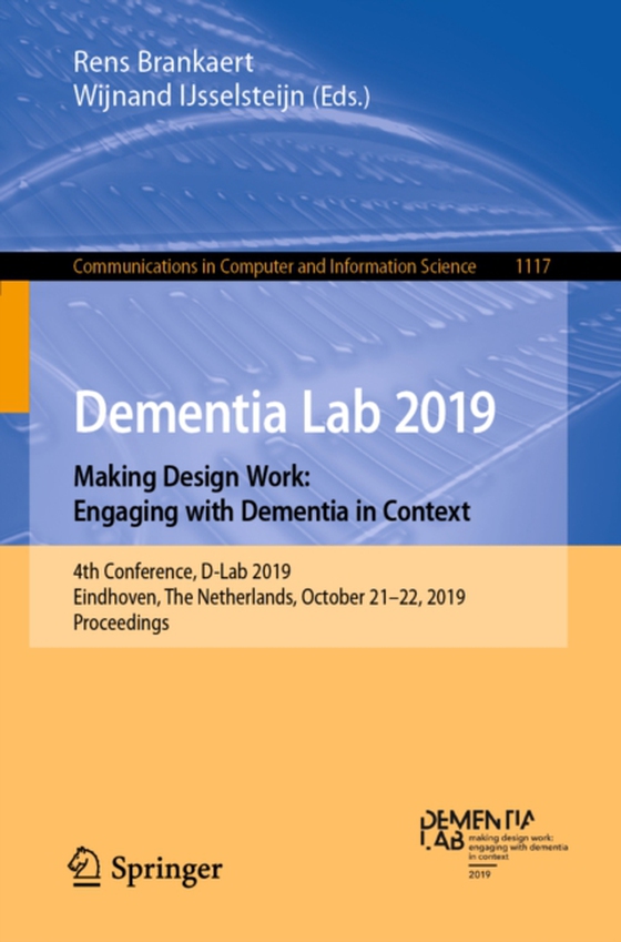 Dementia Lab 2019. Making Design Work: Engaging with Dementia in Context (e-bog) af -