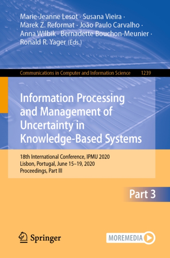 Information Processing and Management of Uncertainty in Knowledge-Based Systems (e-bog) af -