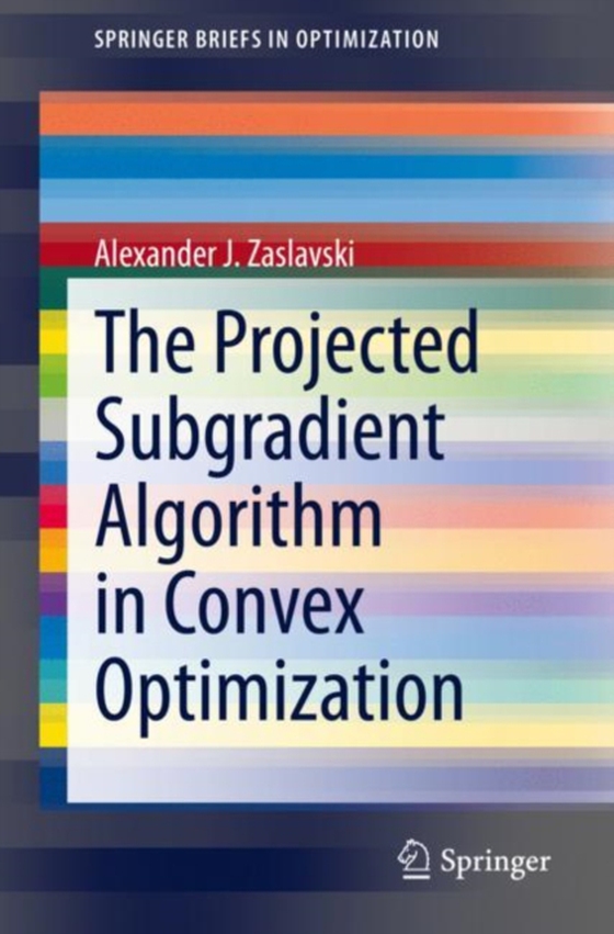 Projected Subgradient Algorithm in Convex Optimization (e-bog) af Zaslavski, Alexander J.