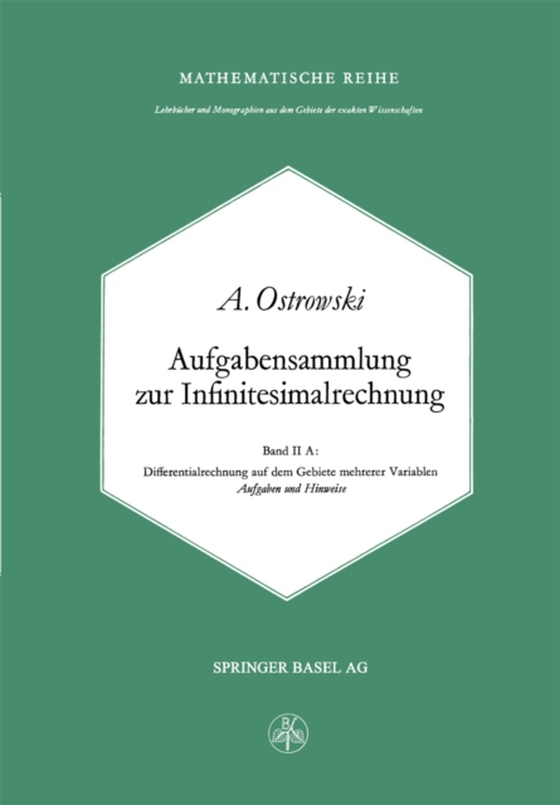 Aufgabensammlung zur Infinitesimalrechnung (e-bog) af Ostrowski, A.