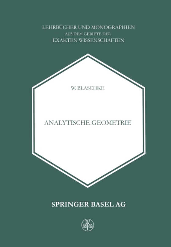 Analytische Geometrie (e-bog) af Blaschke, W.