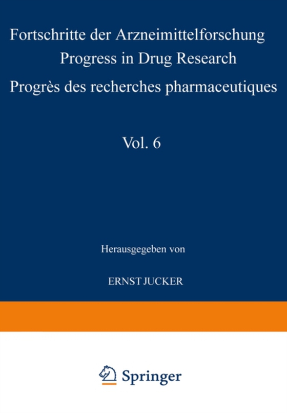 Progress in Drug Research / Fortschritte der Arzneimittelforschung / Progres des recherches pharmaceutiques