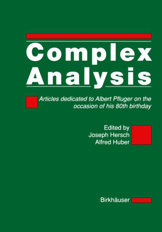 Complex Analysis (e-bog) af Huber, A.