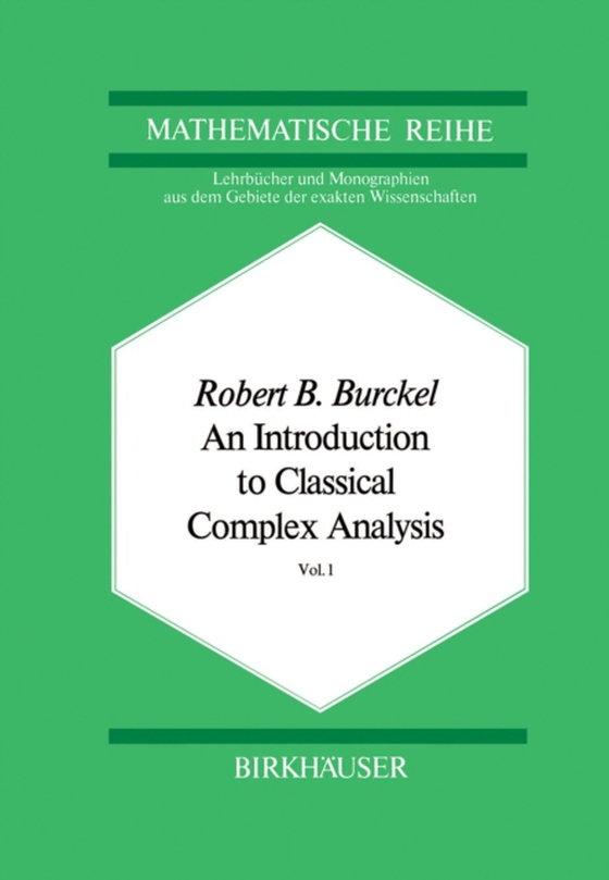 Introduction to Classical Complex Analysis (e-bog) af Burckel, R.B.