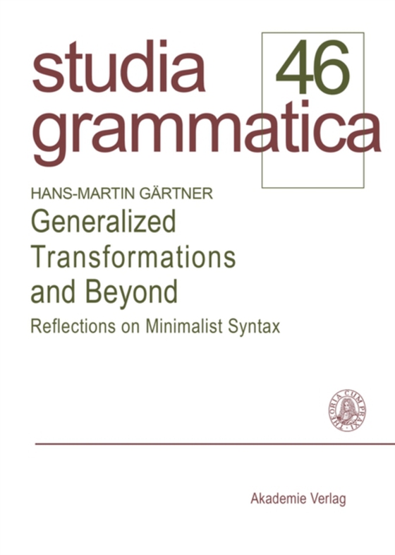 Generalized Transformations and Beyond (e-bog) af Gartner, Hans-Martin