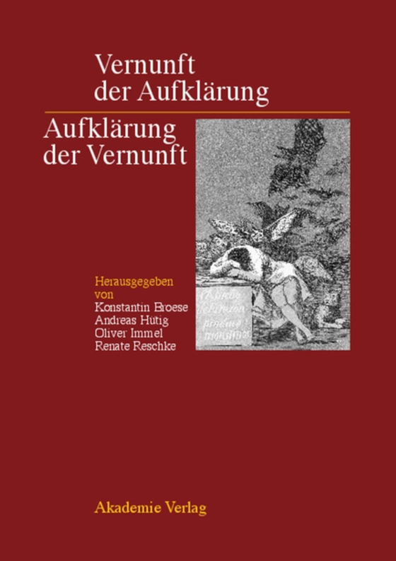 Vernunft der Aufklärung - Aufklärung der Vernunft (e-bog) af -