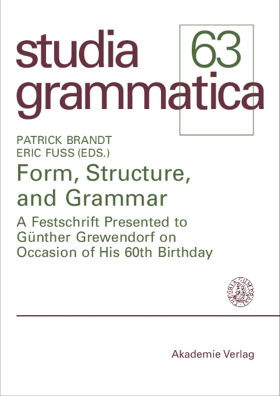 Form, Structure, and Grammar (e-bog) af -