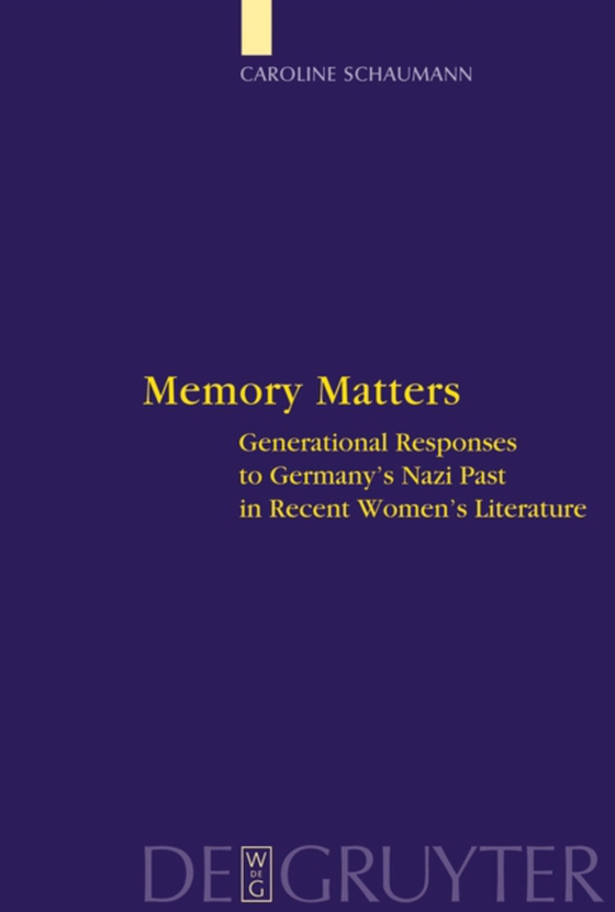 Memory Matters (e-bog) af Schaumann, Caroline