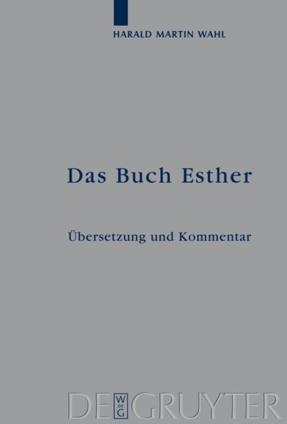 Das Buch Esther (e-bog) af Wahl, Harald Martin