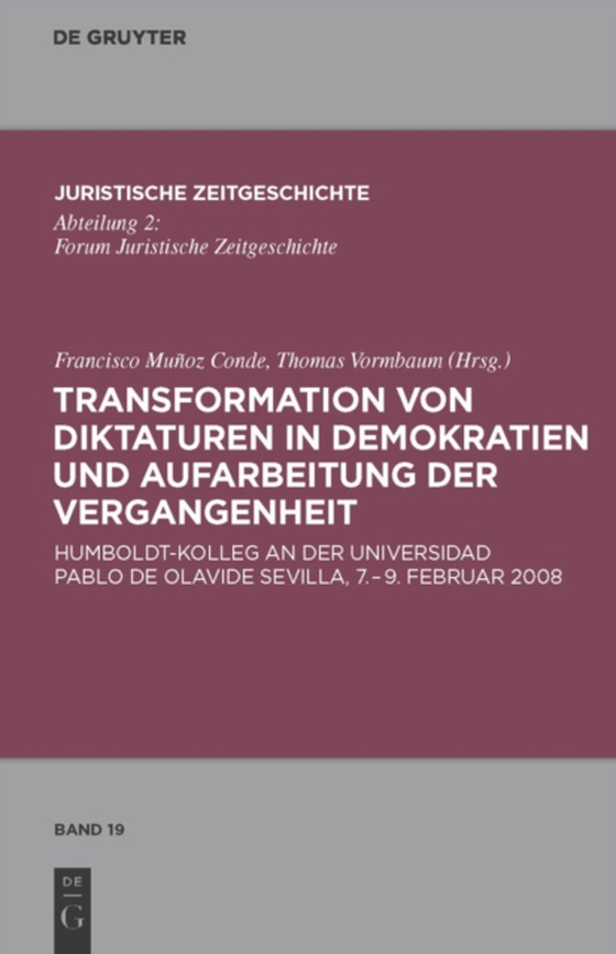 Transformation von Diktaturen in Demokratien und Aufarbeitung der Vergangenheit (e-bog) af -