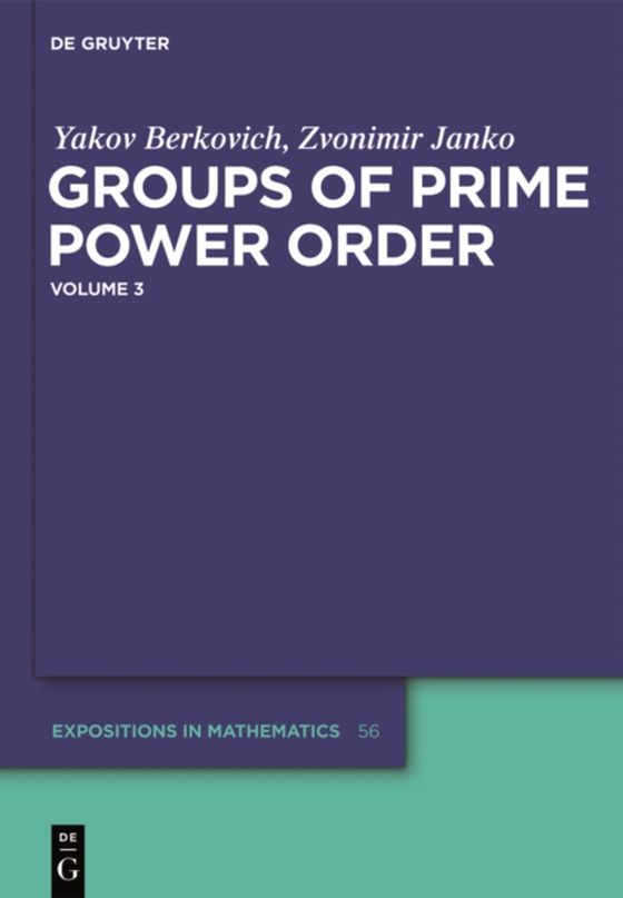 Yakov Berkovich; Zvonimir Janko: Groups of Prime Power Order. Volume 3