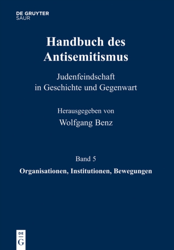 Organisationen, Institutionen, Bewegungen (e-bog) af -