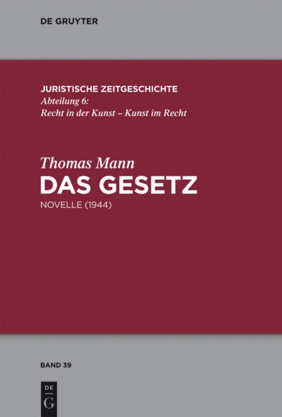 Das Gesetz (e-bog) af Mann, Thomas