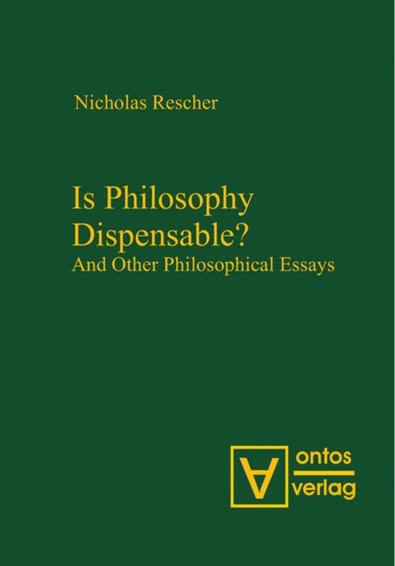 Is Philosophy Dispensable? (e-bog) af Rescher, Nicholas