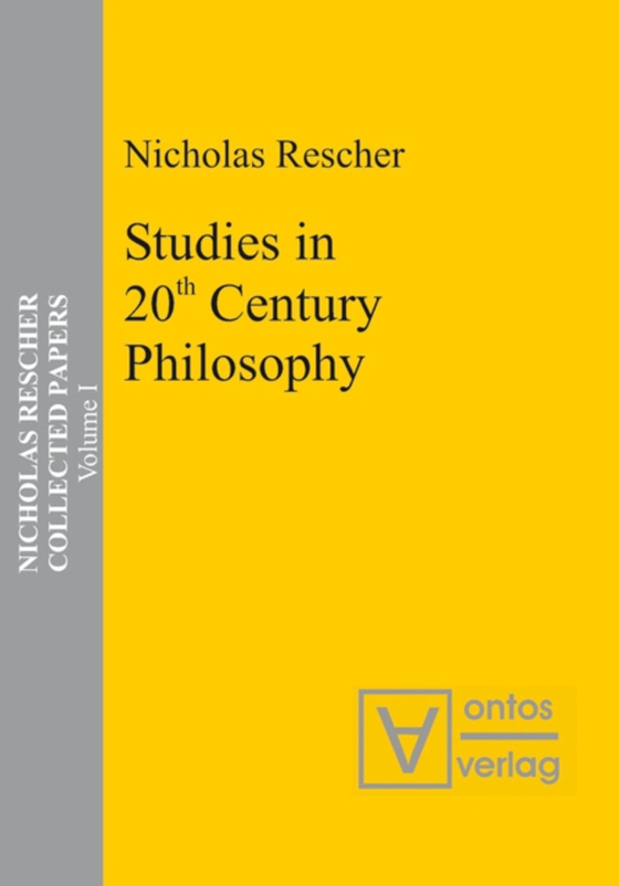 Studies in 20th Century Philosophy (e-bog) af Rescher, Nicholas