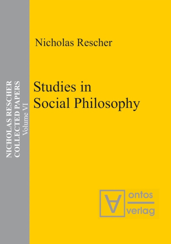 Studies in Social Philosophy (e-bog) af Rescher, Nicholas