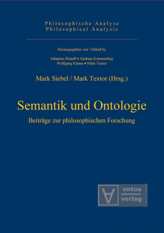 Semantik und Ontologie (e-bog) af -