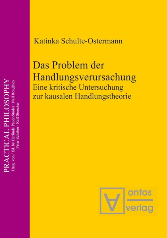 Das Problem der Handlungsverursachung (e-bog) af Schulte-Ostermann, Katinka