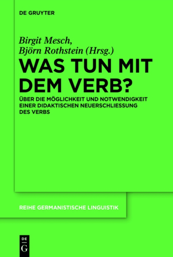 Was tun mit dem Verb? (e-bog) af -