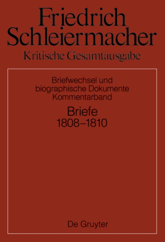 Briefwechsel 1808-1810