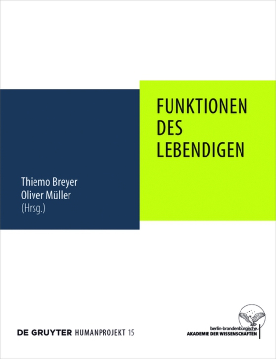 Funktionen des Lebendigen (e-bog) af -