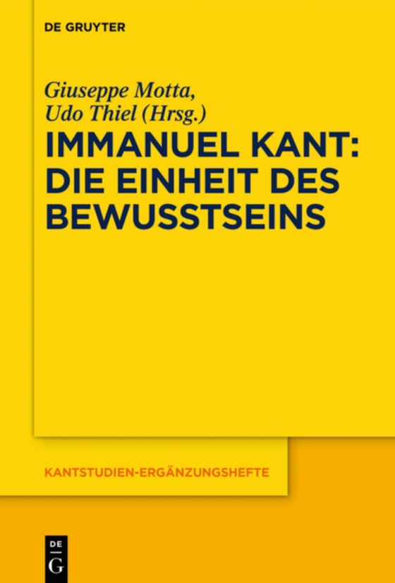 Immanuel Kant – Die Einheit des Bewusstseins (e-bog) af -