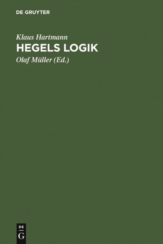 Hegels Logik (e-bog) af Hartmann, Klaus