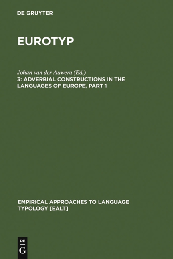 Adverbial Constructions in the Languages of Europe