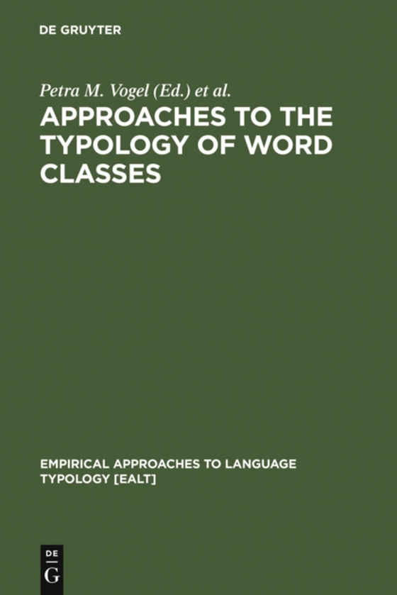 Approaches to the Typology of Word Classes (e-bog) af -