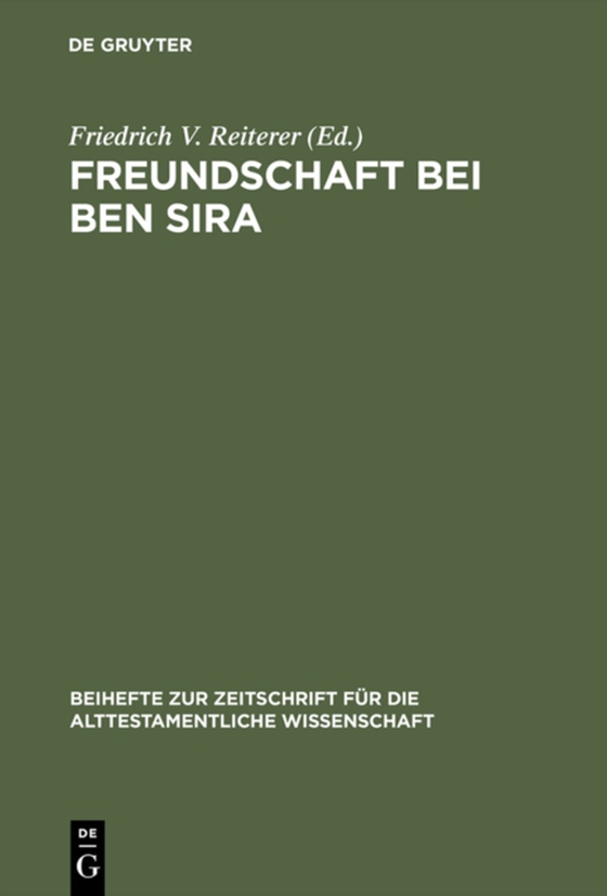 Freundschaft bei Ben Sira (e-bog) af -