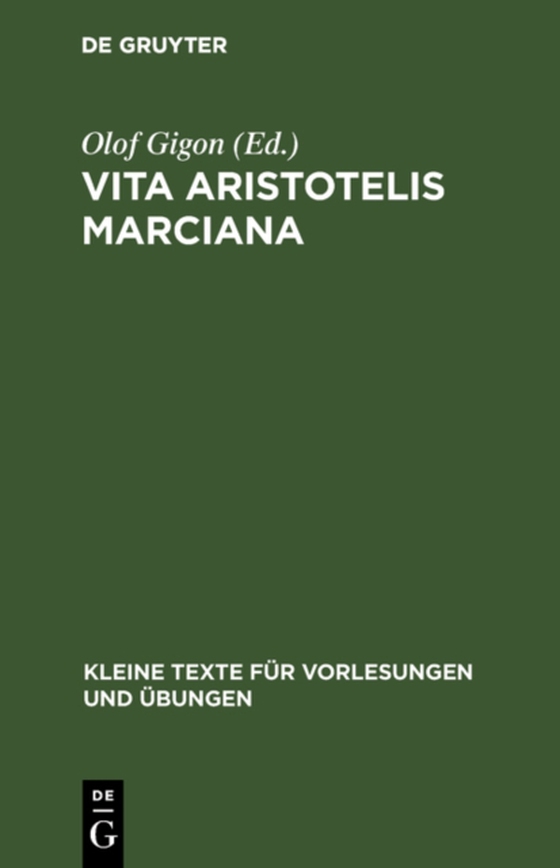 Vita Aristotelis Marciana