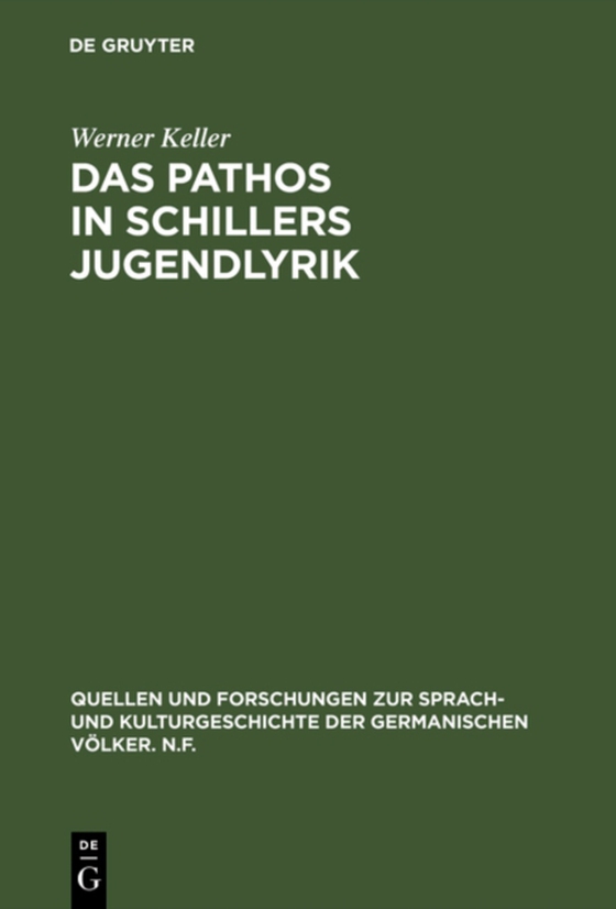 Das Pathos in Schillers Jugendlyrik (e-bog) af Keller, Werner