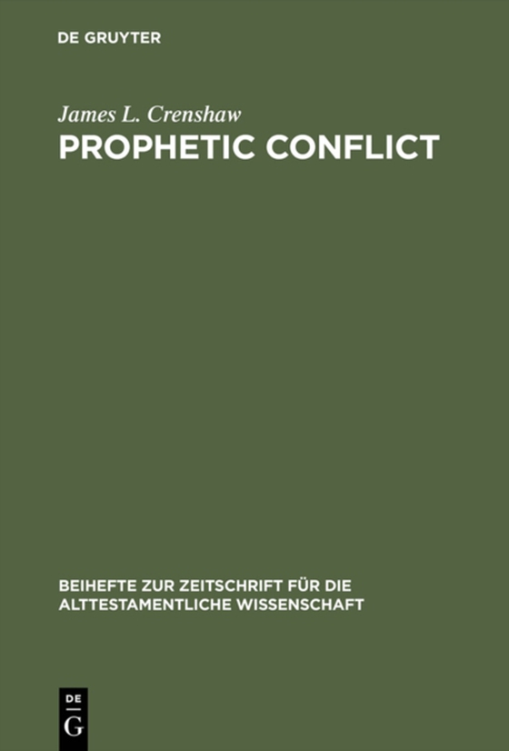 Prophetic Conflict (e-bog) af Crenshaw, James L.