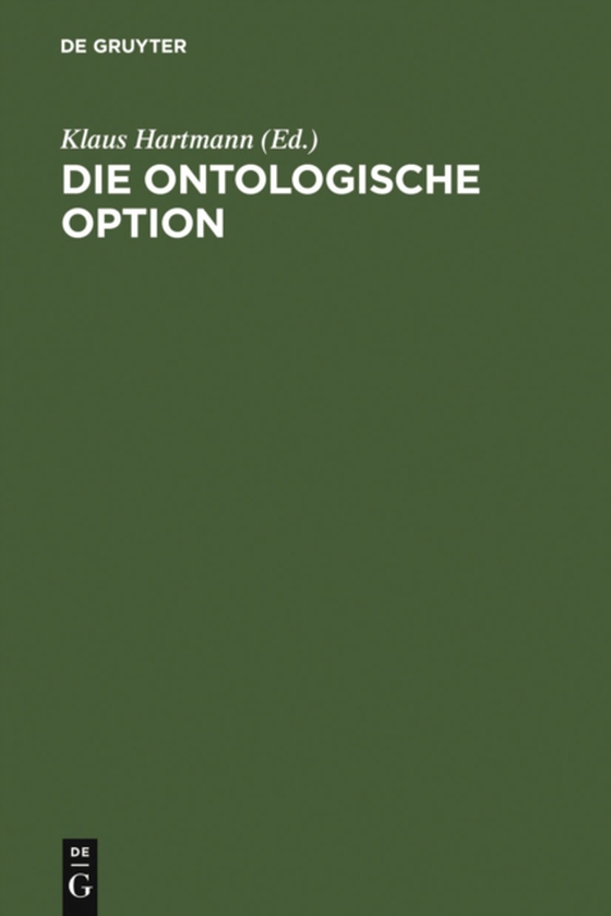 Die ontologische Option (e-bog) af -