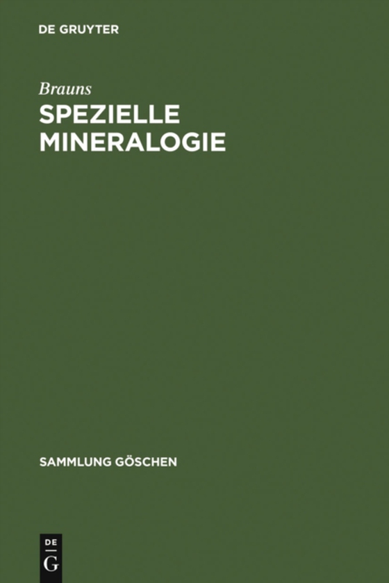 Spezielle Mineralogie (e-bog) af Brauns