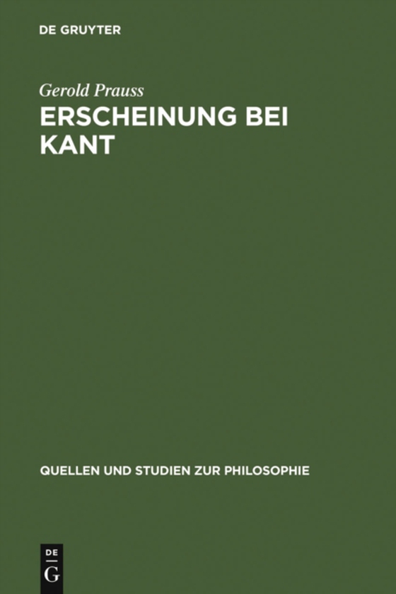 Erscheinung bei Kant