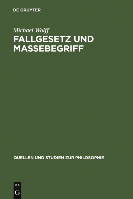 Fallgesetz und Massebegriff