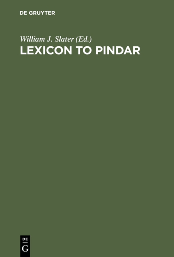 Lexicon to Pindar (e-bog) af -