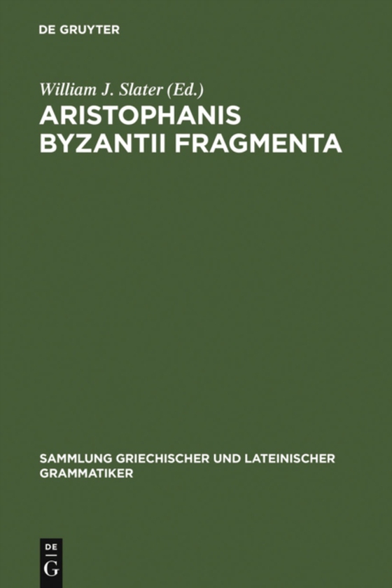 Aristophanis Byzantii Fragmenta (e-bog) af -