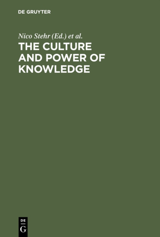 Culture and Power of Knowledge (e-bog) af -