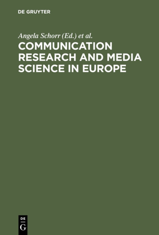 Communication Research and Media Science in Europe (e-bog) af -