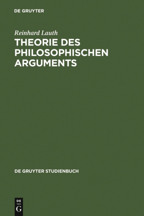 Theorie des philosophischen Arguments (e-bog) af Lauth, Reinhard