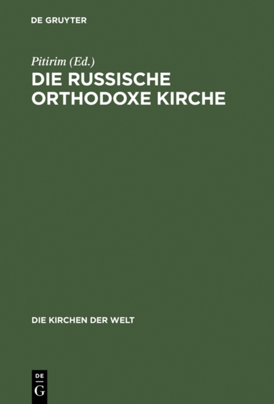 Die Russische Orthodoxe Kirche (e-bog) af -