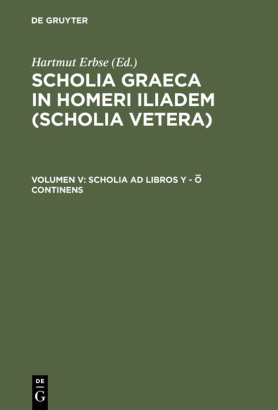 Scholia ad libros Y - O continens (e-bog) af -